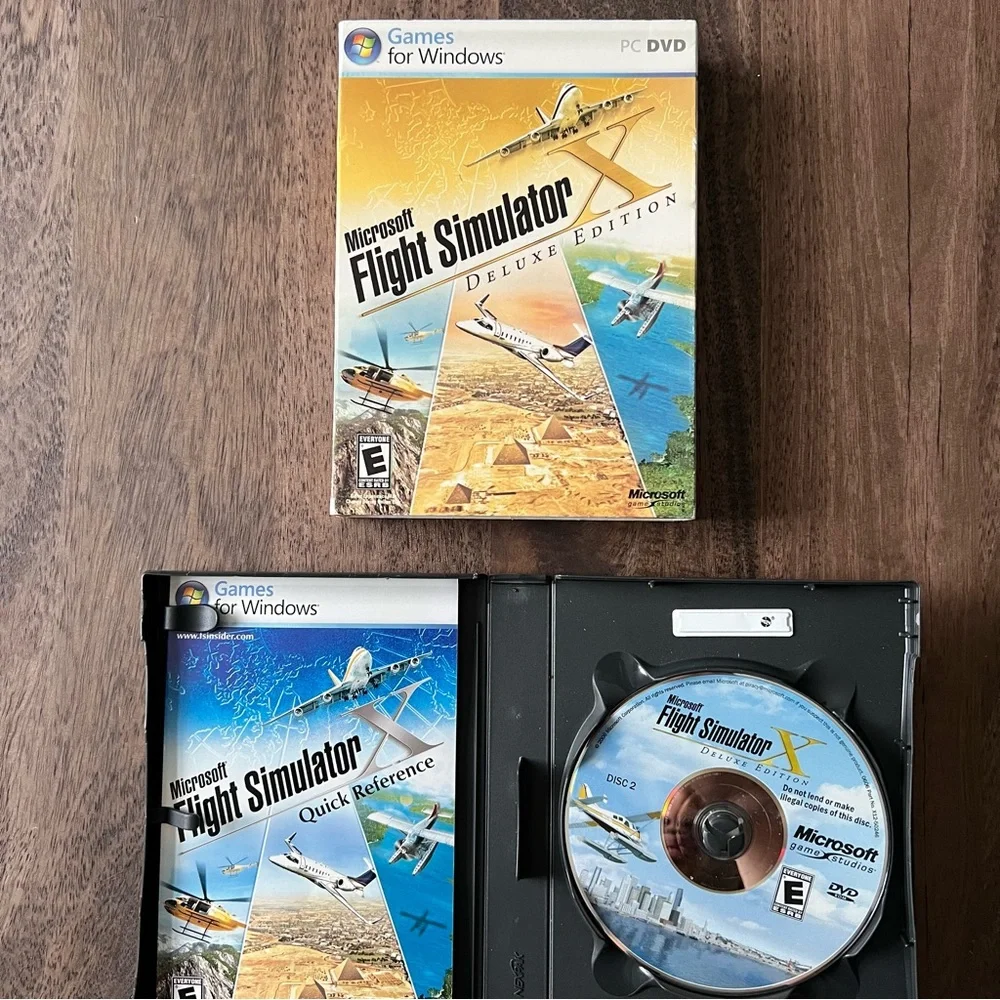 Microsoft Game Flight Simulator X Deluxe Edition PC DVD